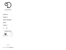 Tablet Screenshot of gandharacrafts.com
